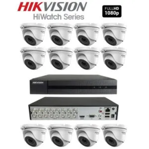 2 Megapixel Complete Full HD Set Van 12 Dome’s + 2TB HDD