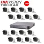 5 Megapixel Complete Set Van 16 Bullet’s + 2TB HD