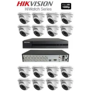2 Megapixel Complete Full HD Set Van 16 Dome’s + 2TB
