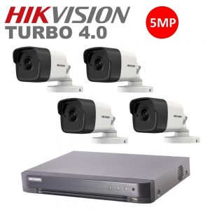 5 Megapixel Complete Set Van 4 Bullet’s + 1TB HDD