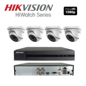 2 Megapixel Complete Full HD Set Van 4 Dome’s + 1TB HDD
