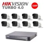 5 Megapixel Complete Set Van 8 Bullet’s + 1TB HDD