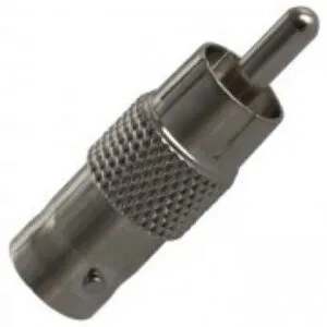BNC Female naar RCA Male Connector. Per Stuk