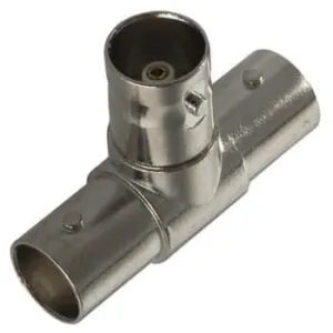 BNC Female connectors , T-connector. Per Stuk