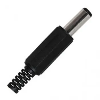 Female DC soldeerplug, 5.5 x 2.1mm