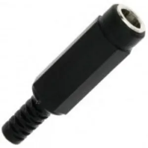 Male DC soldeerplug, 5.5 x 2.1mm