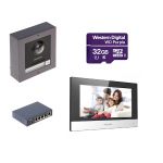 Complete IP video intercom set