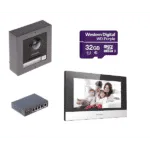 Complete IP video intercom set