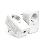 AV1000 Gigabit Powerline Starter Kit met ingebouwd stopcontact