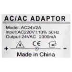 12V AC Voedingsadapter – 2000mA / 2A – Model AC12V2A - Afbeelding 3