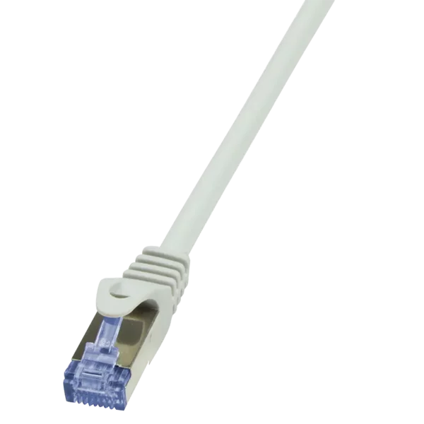 RJ45 Cat6A Netwerkkabel S/FTP – 100% Koper – 10 Gbit/s – 20 Meter – Grijs